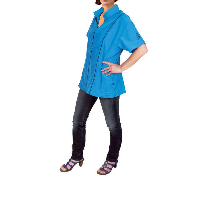 Blouse de toilettage Angela turquoise