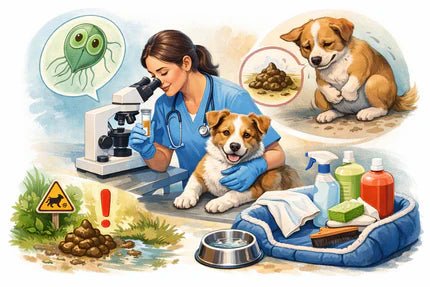 Giardiose du chien : symptômes, traitement, prévention (guide complet) - Trufféo
