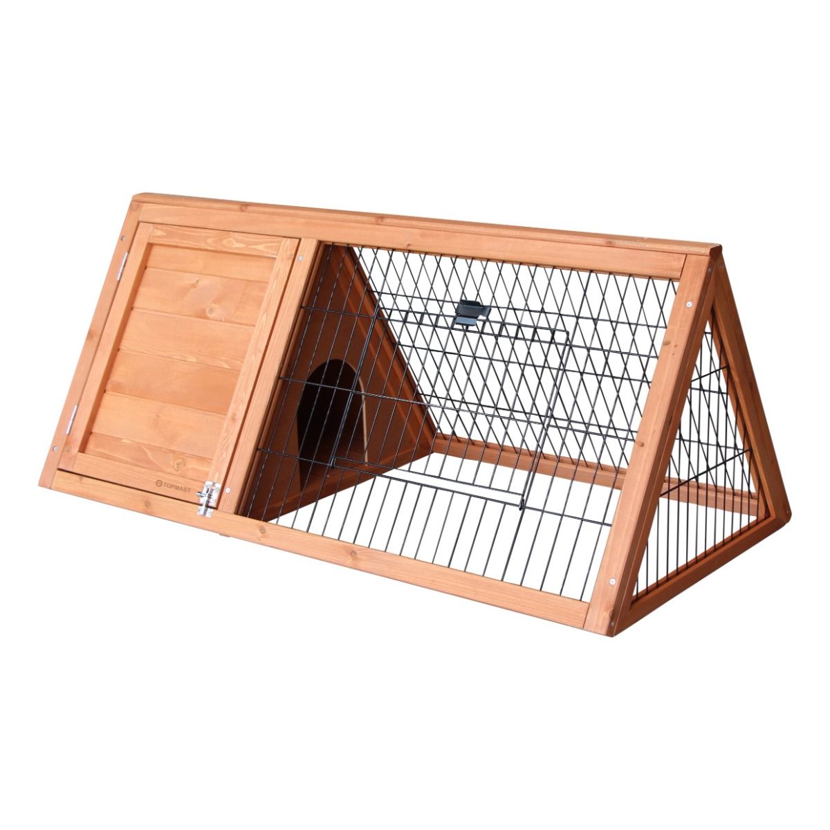 Topmast Fluffy Fields Konijnenren - 100 x 49 x 41 cm - Voor Buiten - Hout