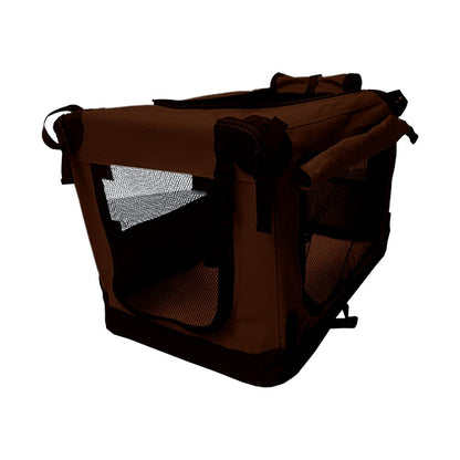 Topmast Nylon Reisbench - Premium Serie - Bruin - Opvouwbaar