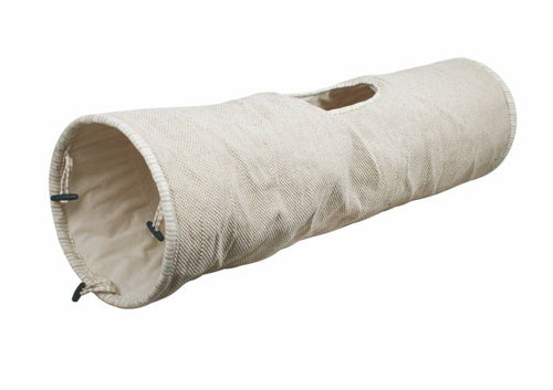 Tunnel de Jeu Chat XL 90 x 25 cm Beige