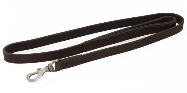 Topmast Hondenriem - Softleer Donkerbruin - Div. Lengtes