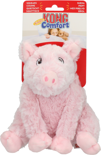 KONG Comfort Kiddos Pig – Peluche pour chien – Taille S