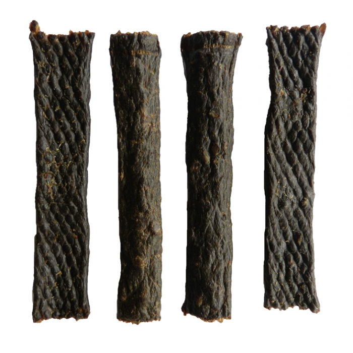 Lanières de viande de cerf – Friandise naturelle pour chien – 100 g