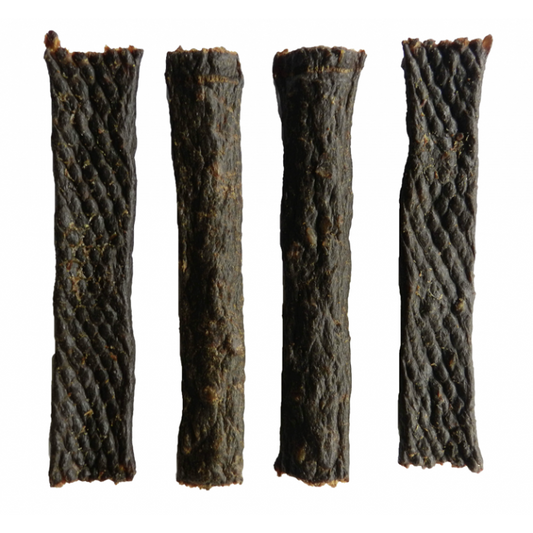 Lanières de viande de cerf – Friandise naturelle pour chien – 100 g