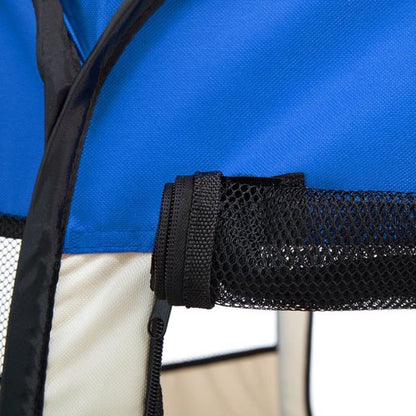 Topmast Puppyren Nylon Blauw - 8 hoekig
