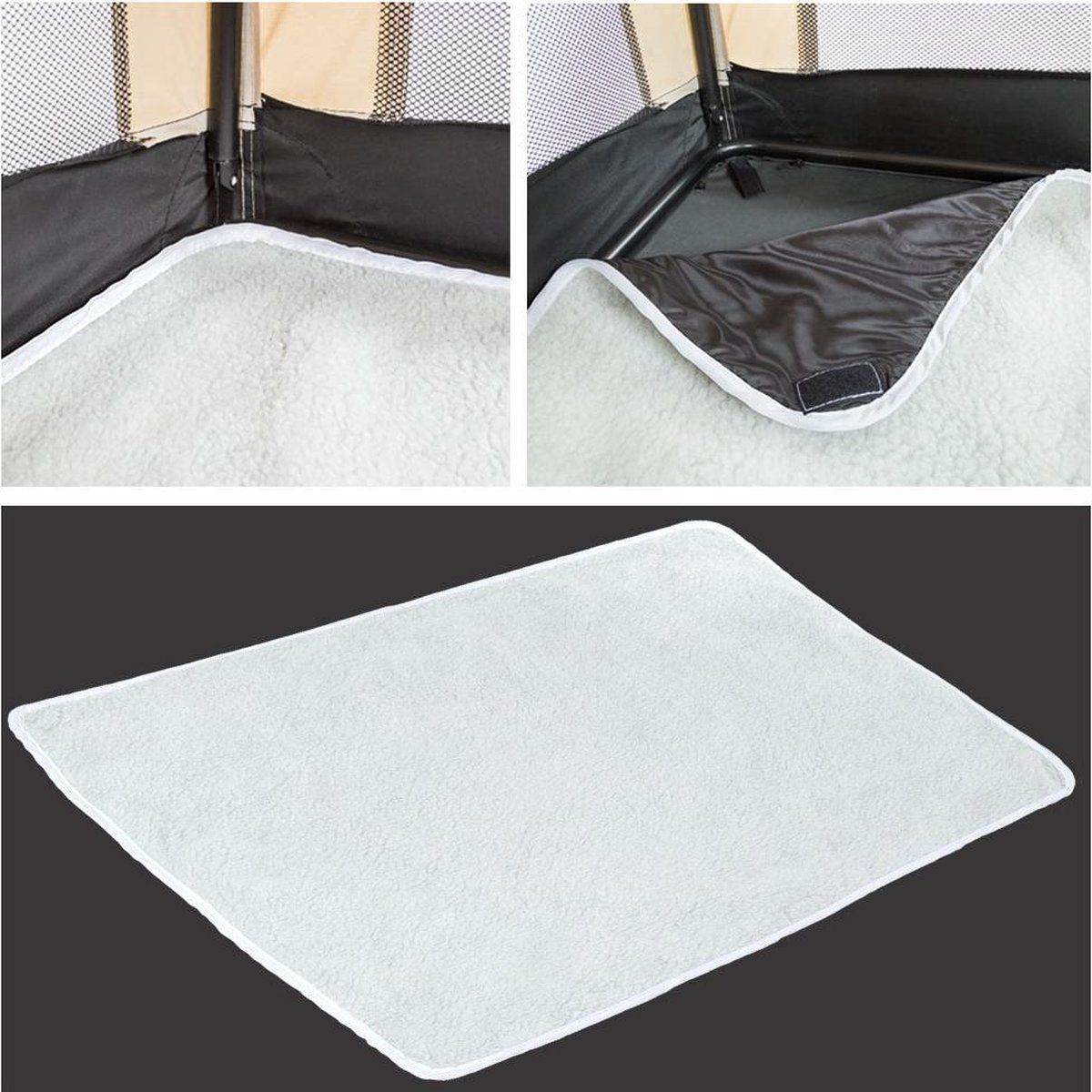 Topmast Nylon Reisbench - Beige - Opvouwbaar