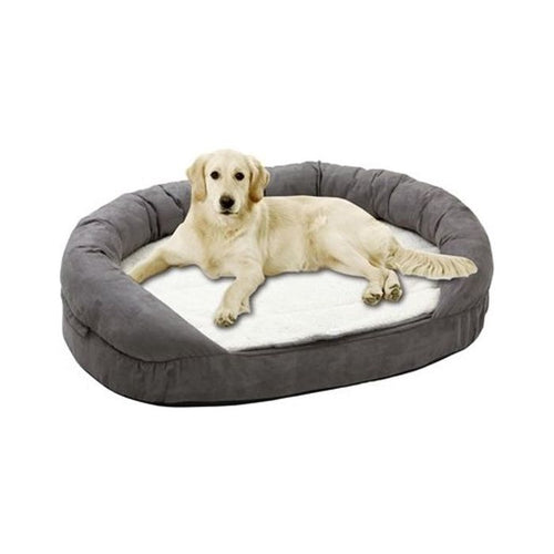 Lit orthopédique pour chien à mémoire de forme - 100 x 65 x 24 cm