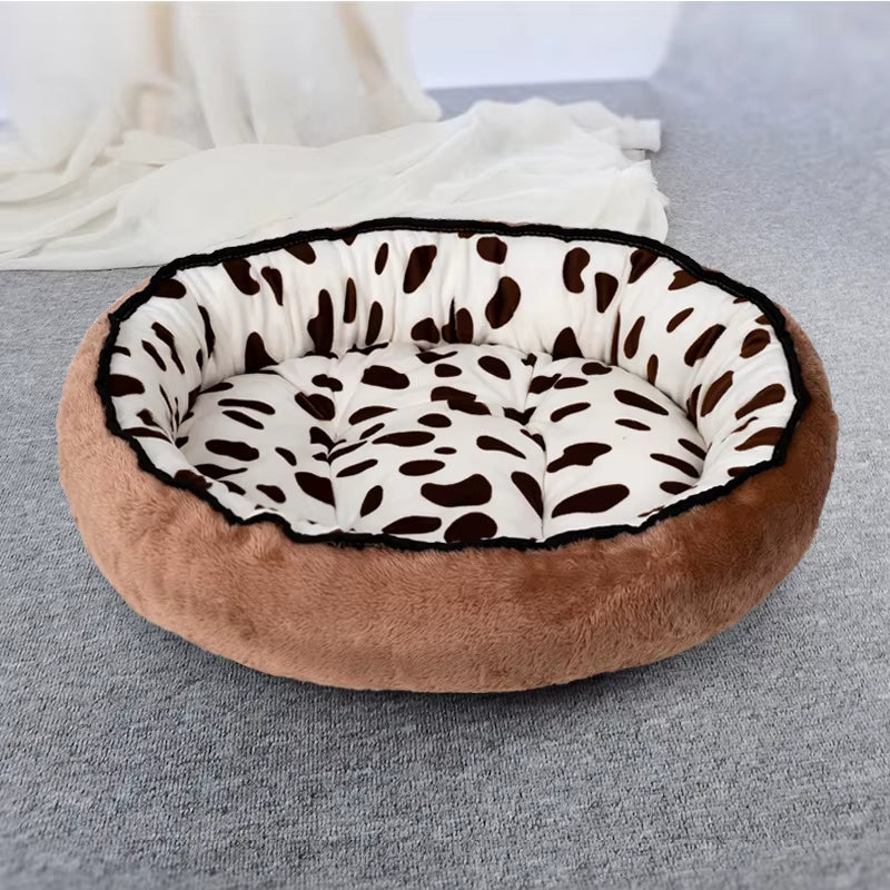 70Cm Dog Bed for Small Medium Dogs Cushion Soft Cotton Winter Basket Warm Sofa House Washable Bed Dog Accessories Pet Supplies