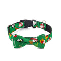 Removable Bow Tie Dog Collar Christmas Durable Adjustable Buckle Pet Collar Suitable for Small Medium Large Dogs Cats