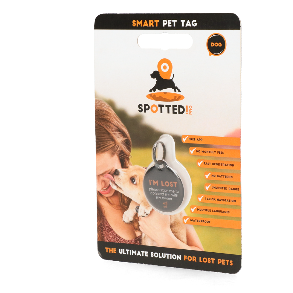 Spotted! Pro Médaille Intelligente pour Chiens et Chats Hofman Animal Care