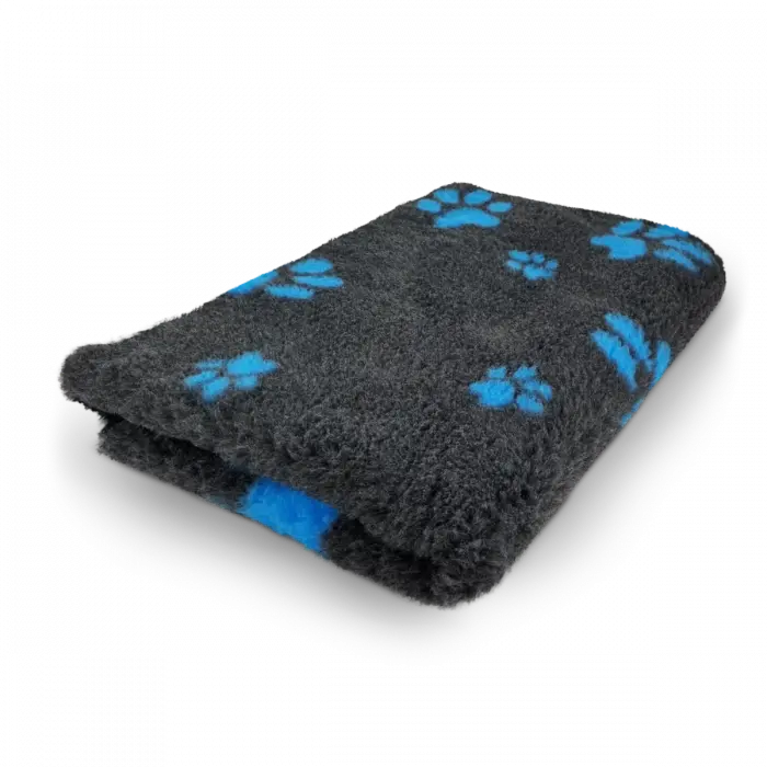 Vetbed à motifs empreintes de pattes deux couleurs – Toutes couleurs Trufféo