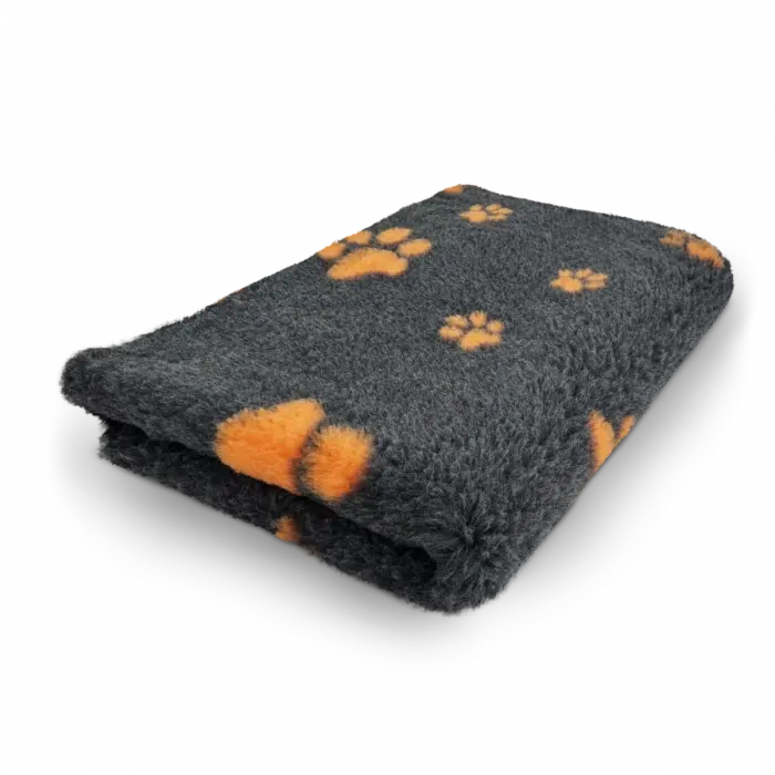 Vetbed à motifs empreintes de pattes deux couleurs – Toutes couleurs Trufféo