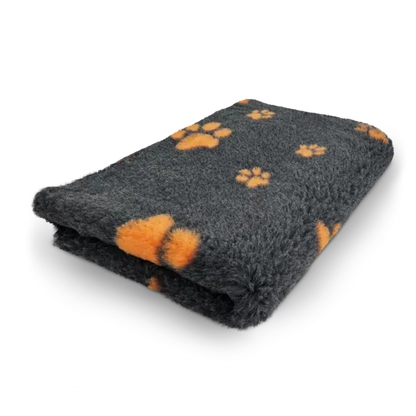 Vetbed à motifs empreintes de pattes deux couleurs – Toutes couleurs Trufféo