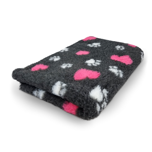 Vetbeds pour chiens pattes et coeurs – Confort, chaleur et amour au quotidien