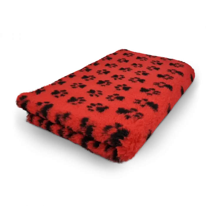 Vetbed à motifs empreintes de pattes deux couleurs – Toutes couleurs Trufféo