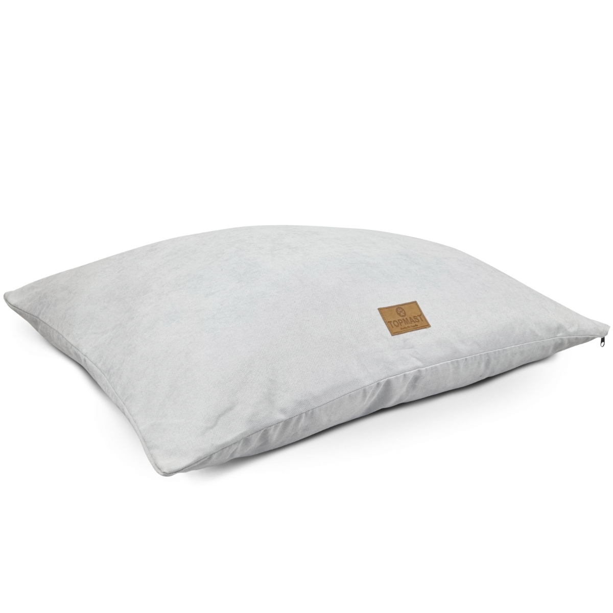 Topmast Economy Line - Gerecycled Hondenkussen - Zilver - Polyester & Linnen