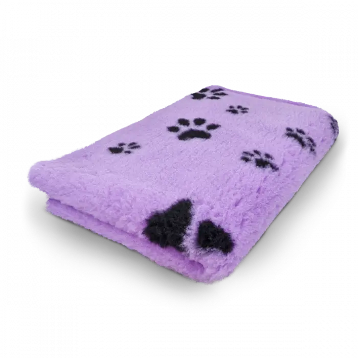 Vetbed à motifs empreintes de pattes deux couleurs – Toutes couleurs Trufféo