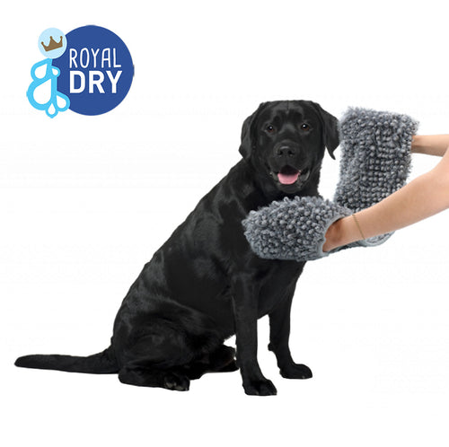 Serviette microfibre Royal Dry pour chien – Ultra-absorbante