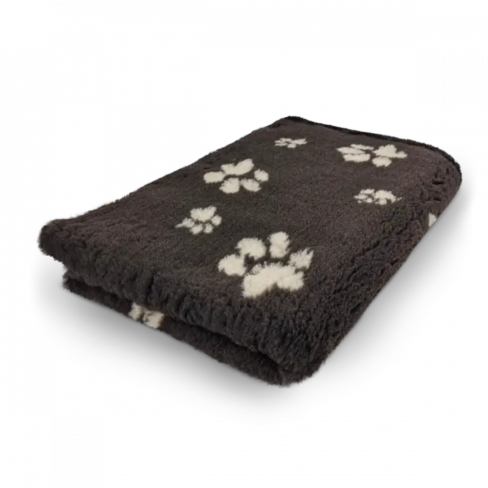 Vetbed à motifs empreintes de pattes deux couleurs – Toutes couleurs Trufféo