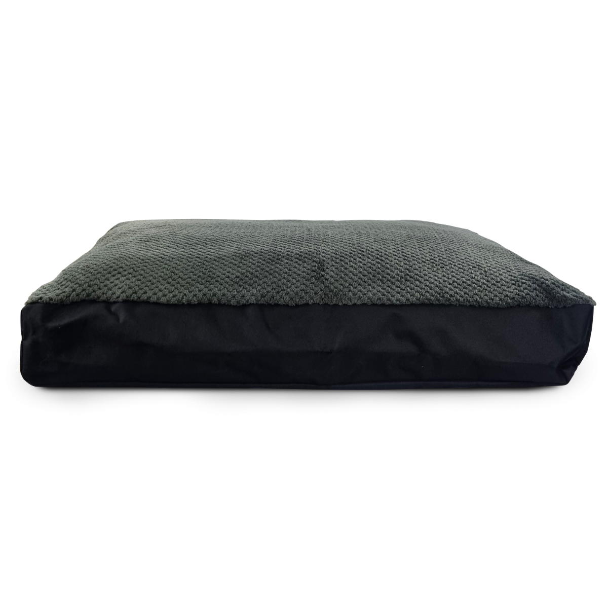 Topmast Hondenkussen Jacquard - Grijs Fleece - Zachte vulling - 100 x 70 x 10 cm