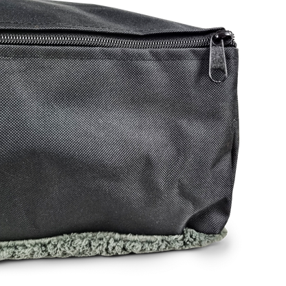 Topmast Hondenkussen Jacquard - Grijs Fleece - Zachte vulling - 100 x 70 x 10 cm