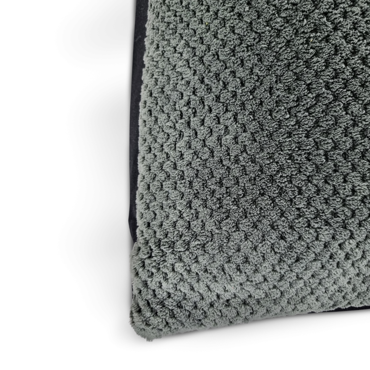 Topmast Hondenkussen Jacquard - Grijs Fleece - Zachte vulling - 100 x 70 x 10 cm