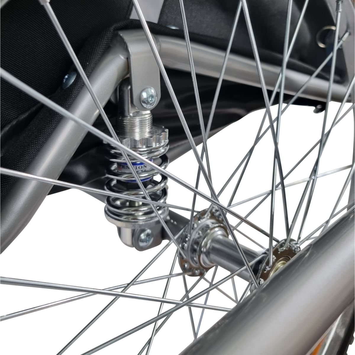 Topmast Hondenfietskar Ease - Met vering - Opvouwbaar - Blauw