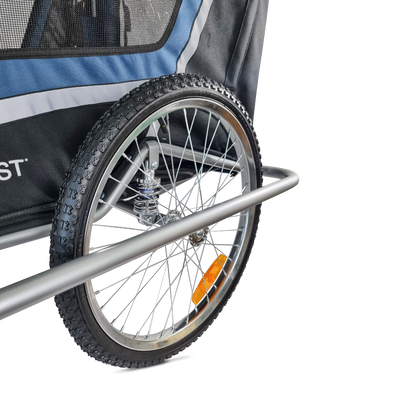 Topmast Hondenfietskar Ease - Met vering - Opvouwbaar - Blauw