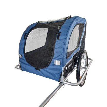 Topmast Hondenfietskar Ease - Met vering - Opvouwbaar - Blauw