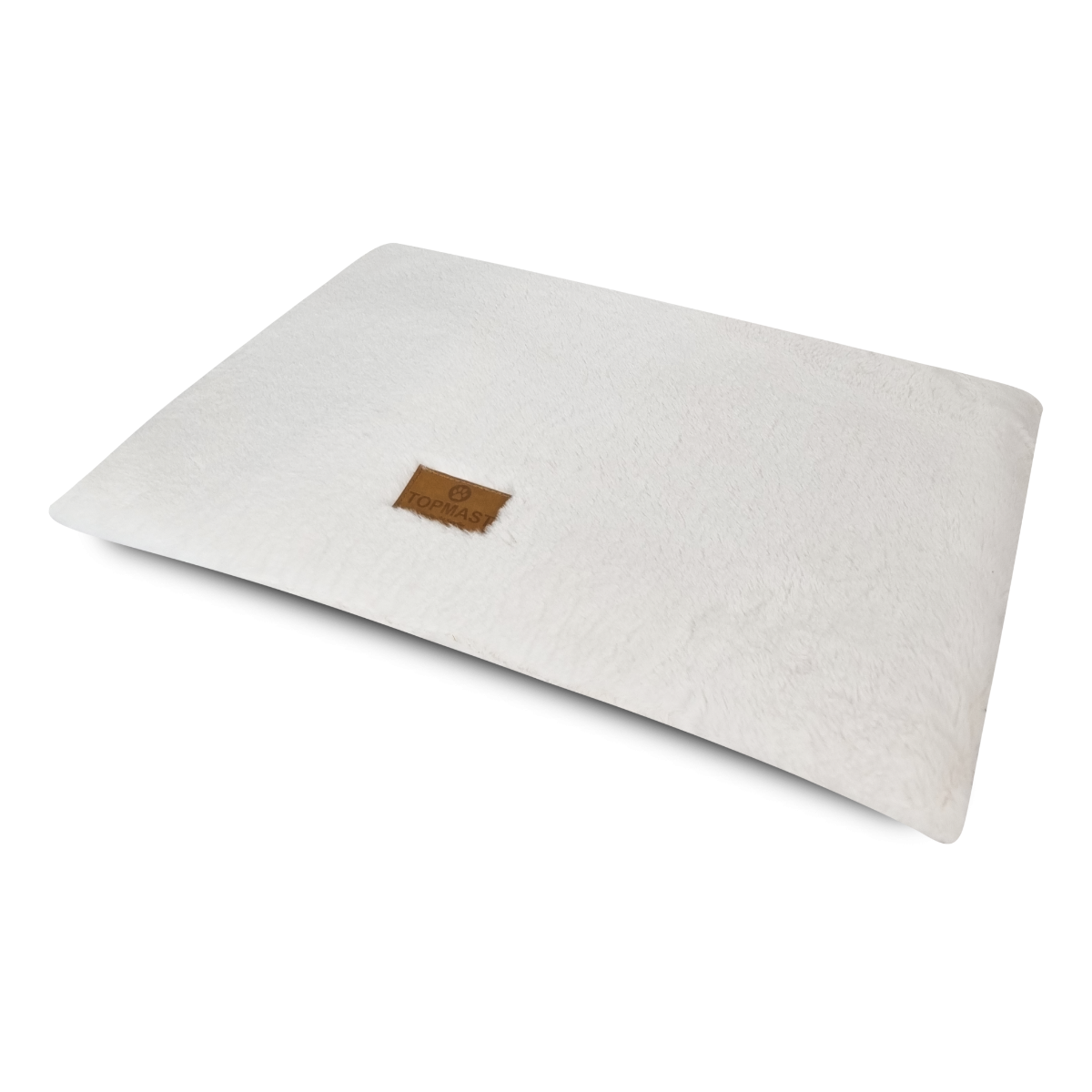 Topmast Wellness Fleece Dierenmat - Met Zachte Fibervulling - Makaron