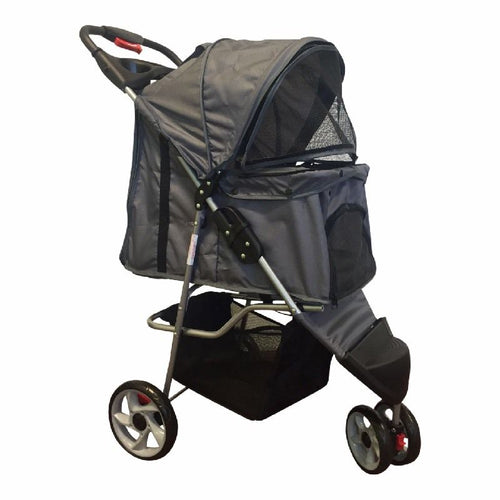 Topmast Dog Stroller, Anthracite Grey - 3 Wheels