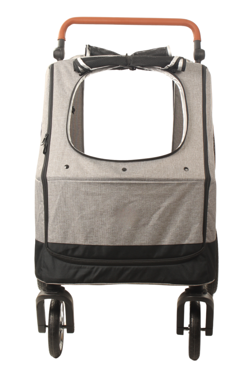 Topmast Hondenbuggy  Big Smart - Grijs - 4 Wielen - 40 Kilo Draagvermogen