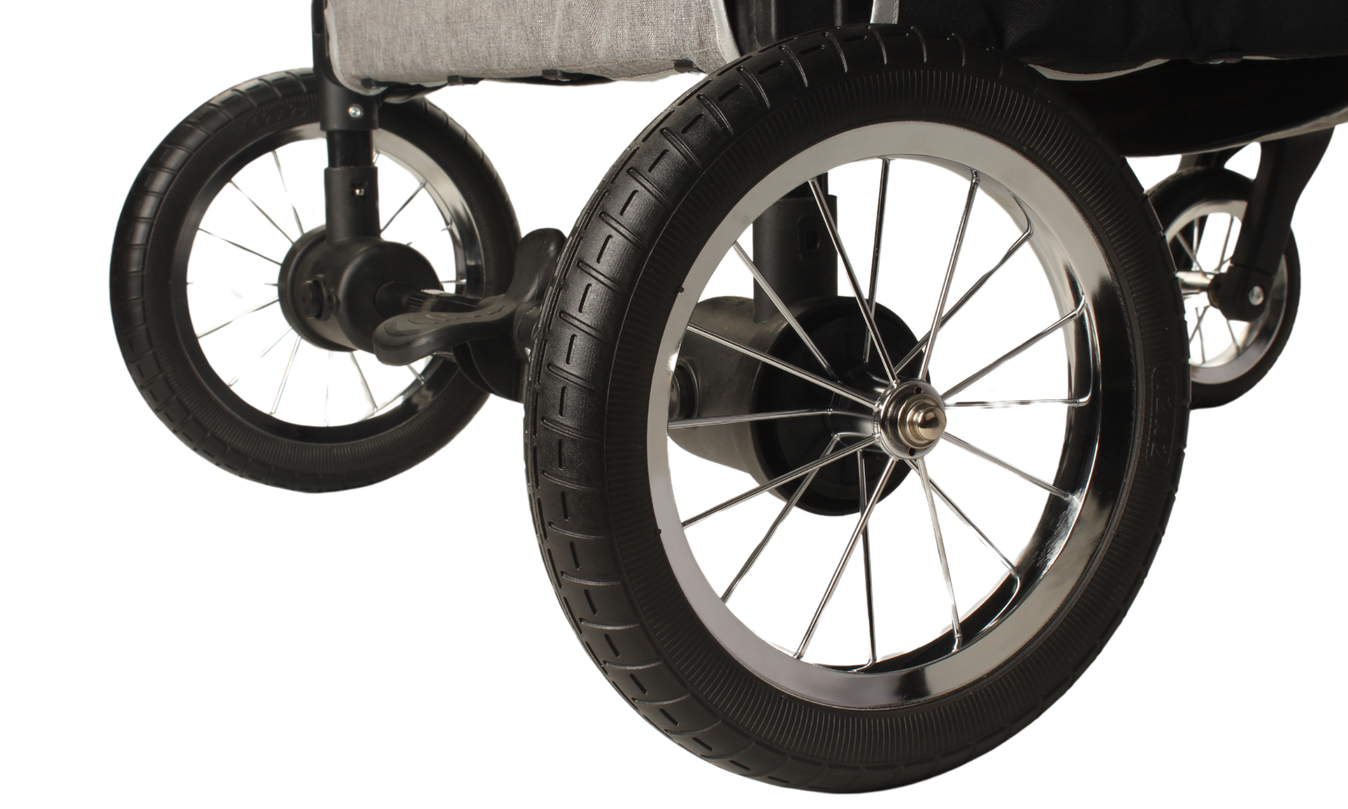 Topmast Hondenbuggy  Big Smart - Grijs - 4 Wielen - 40 Kilo Draagvermogen