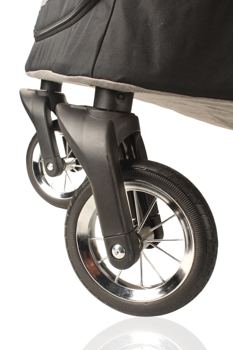 Topmast Hondenbuggy  Big Smart - Grijs - 4 Wielen - 40 Kilo Draagvermogen