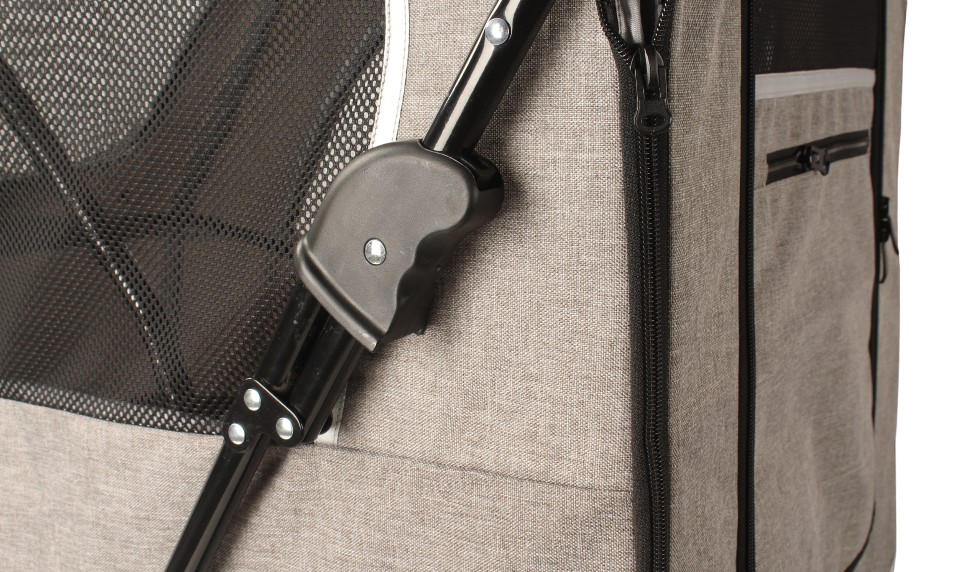 Topmast Hondenbuggy  Big Smart - Grijs - 4 Wielen - 40 Kilo Draagvermogen