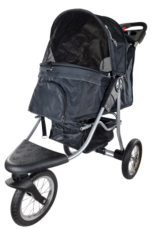 Poussette Chien Topmast Allround All Terrain 3 Roues - Noir