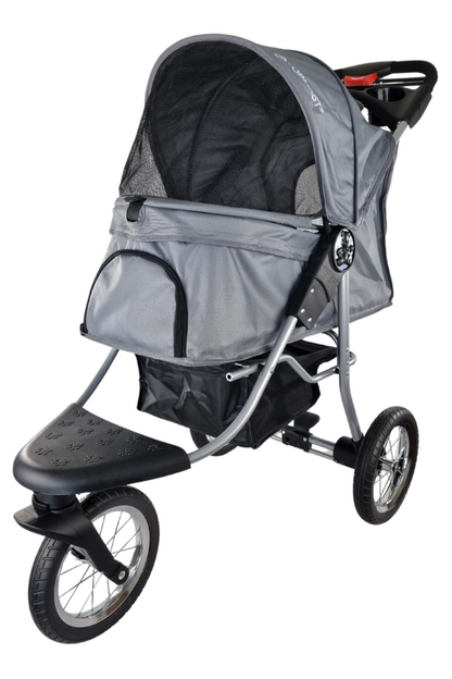 Topmast Hondenbuggy Allround All Terrain - 3 Wielen - Antraciet