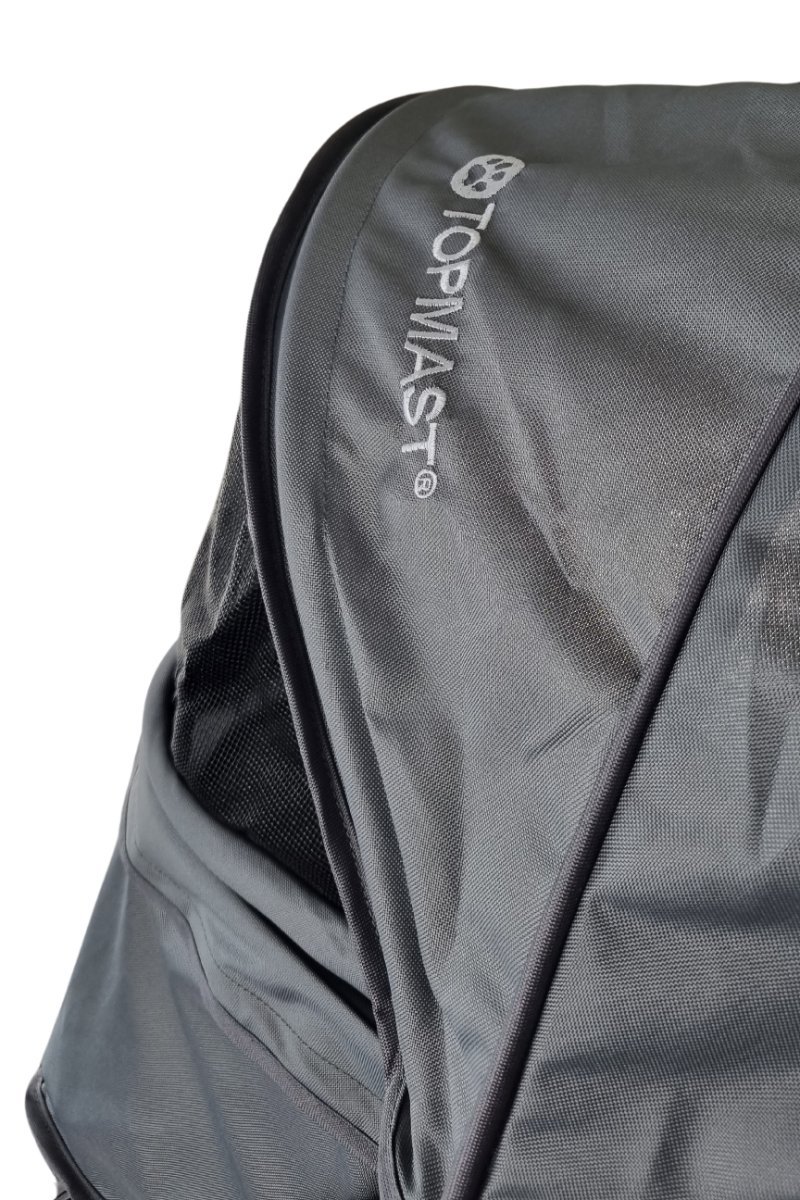 Topmast Hondenbuggy Allround All Terrain - 3 Wielen - Antraciet