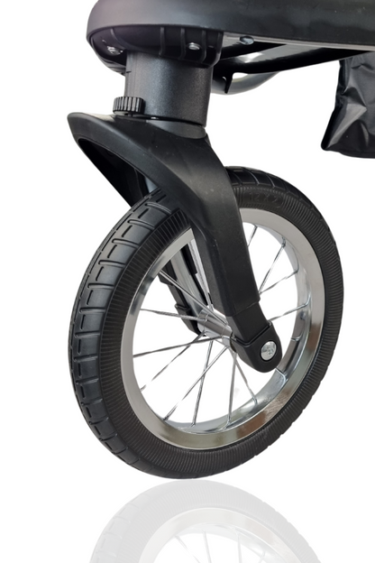 Topmast Hondenbuggy Allround All Terrain - 3 Wielen - Antraciet