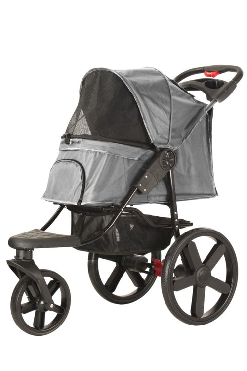 Topmast Comfort All Terrain 3-Wheel Dog Stroller - Anthracite 