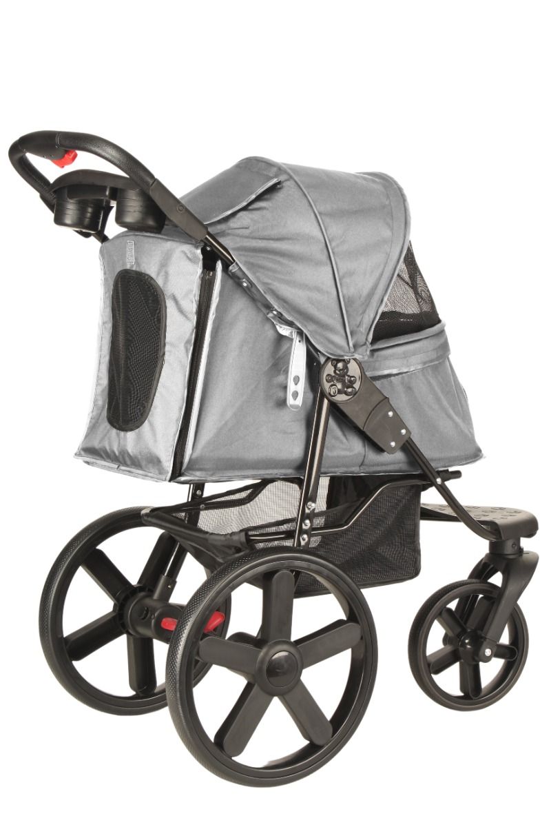 Topmast Hondenbuggy Comfort All Terrain - 3 Wielen - Antraciet