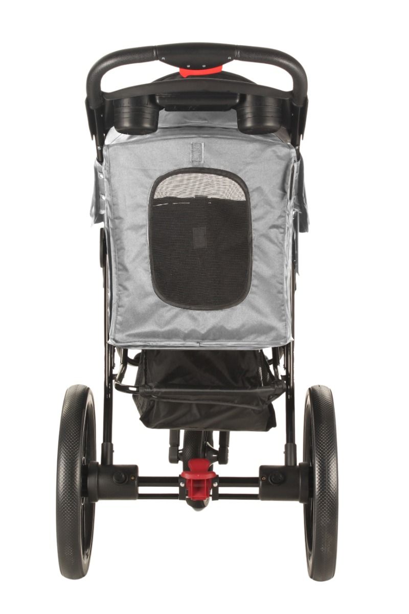 Topmast Hondenbuggy Comfort All Terrain - 3 Wielen - Antraciet