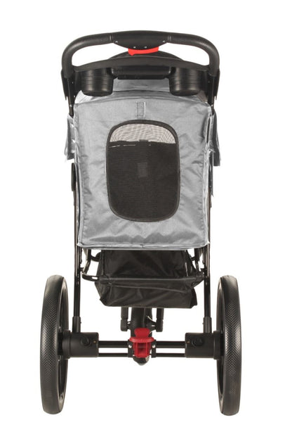 Topmast Hondenbuggy Comfort All Terrain - 3 Wielen - Antraciet
