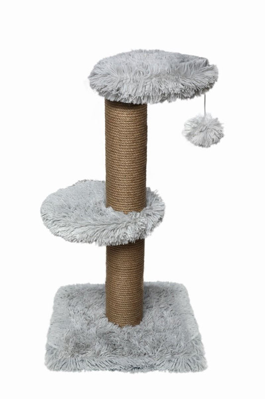 Topmast Krabpaal Fluffy Langhaar Merida - Grijs