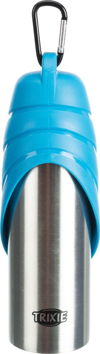 Trixie RVS Fles met Drinkbak 750ml