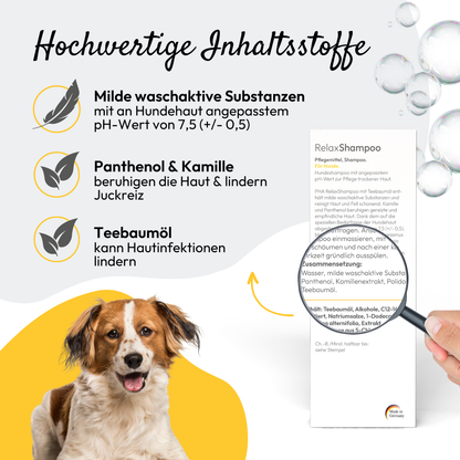 PHA Relax shampoo pour chiens 250 ml Kauartikel.com GmbH