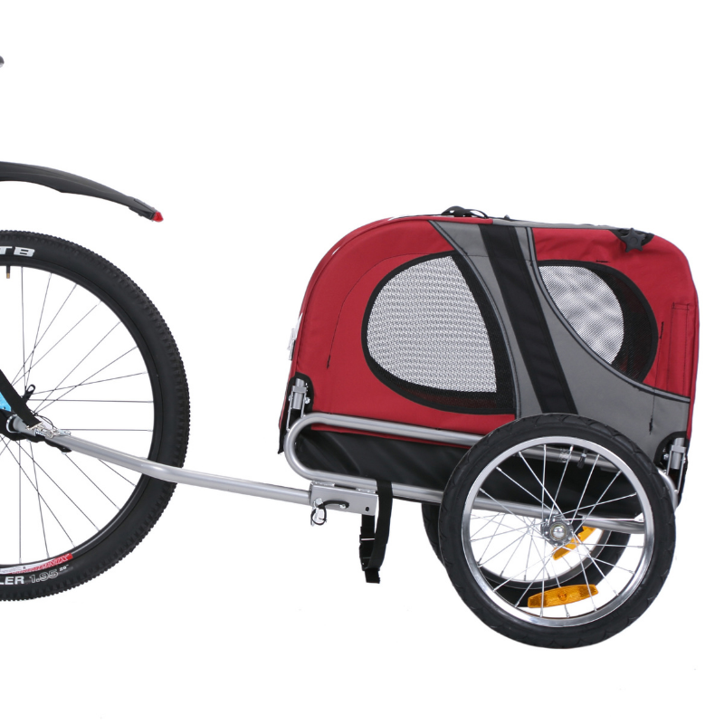 Topmast Hondenfietskar Original - Opvouwbaar - Rood - Medium