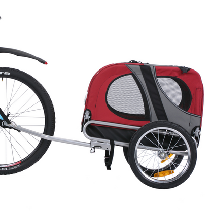 Topmast Hondenfietskar Original - Opvouwbaar - Rood - Medium