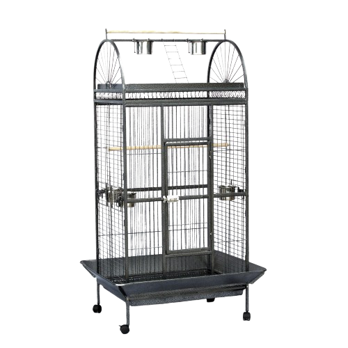 Cage Perroquet Verona Anthracite 81 x 60 x 175 cm